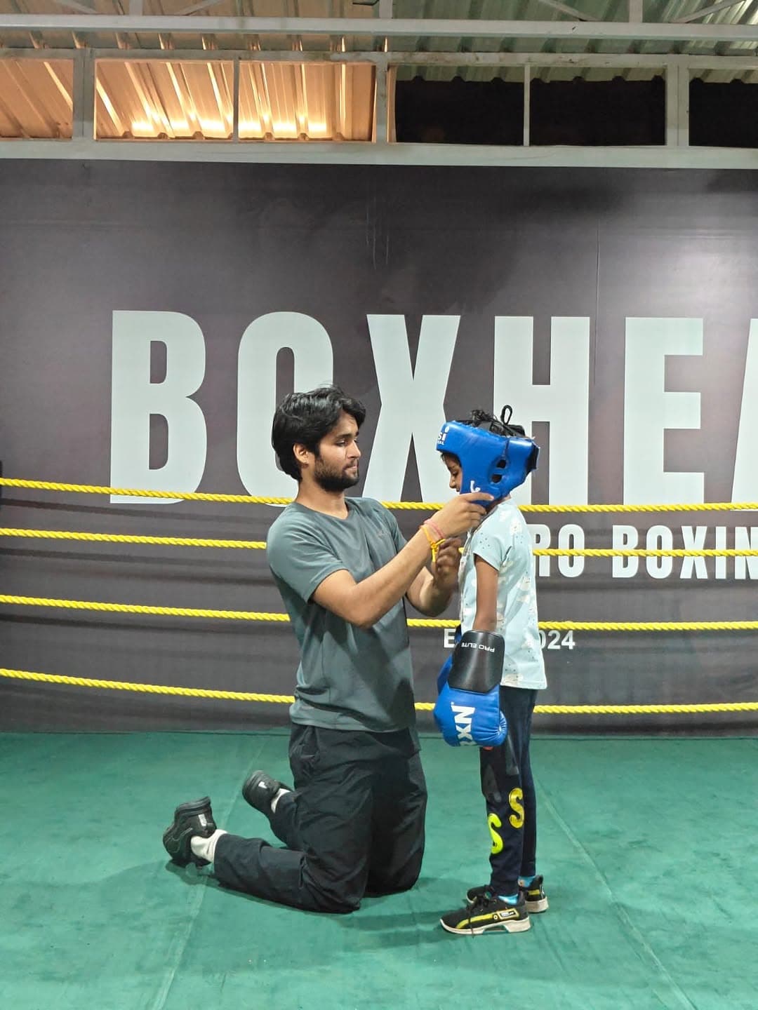 Kids boxing training at BoxHeal